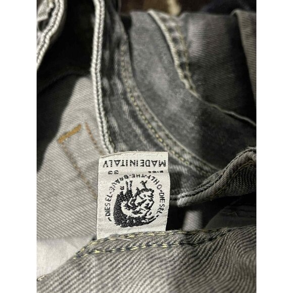 Diesel Jeans Mens 32x31 Bootcut Distressed Denim Pants Made In Italy - Picture 4 of 7